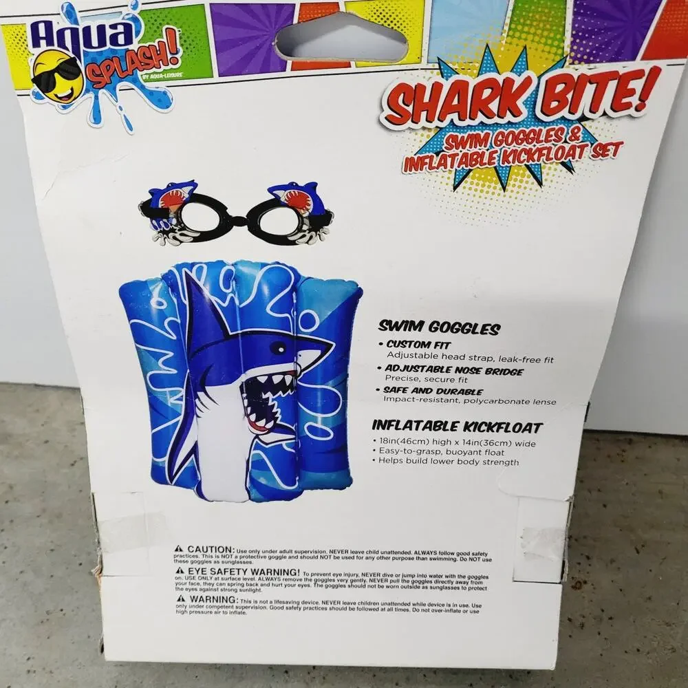 New Shark water googles and float